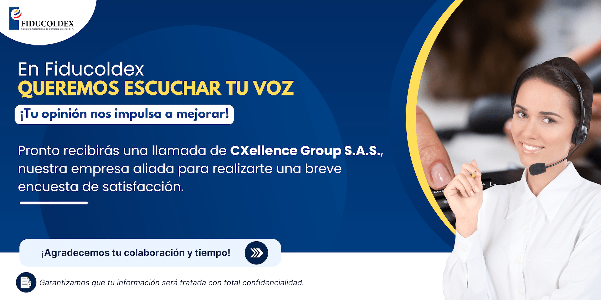 En fiducoldex queremos escuchar tu voz