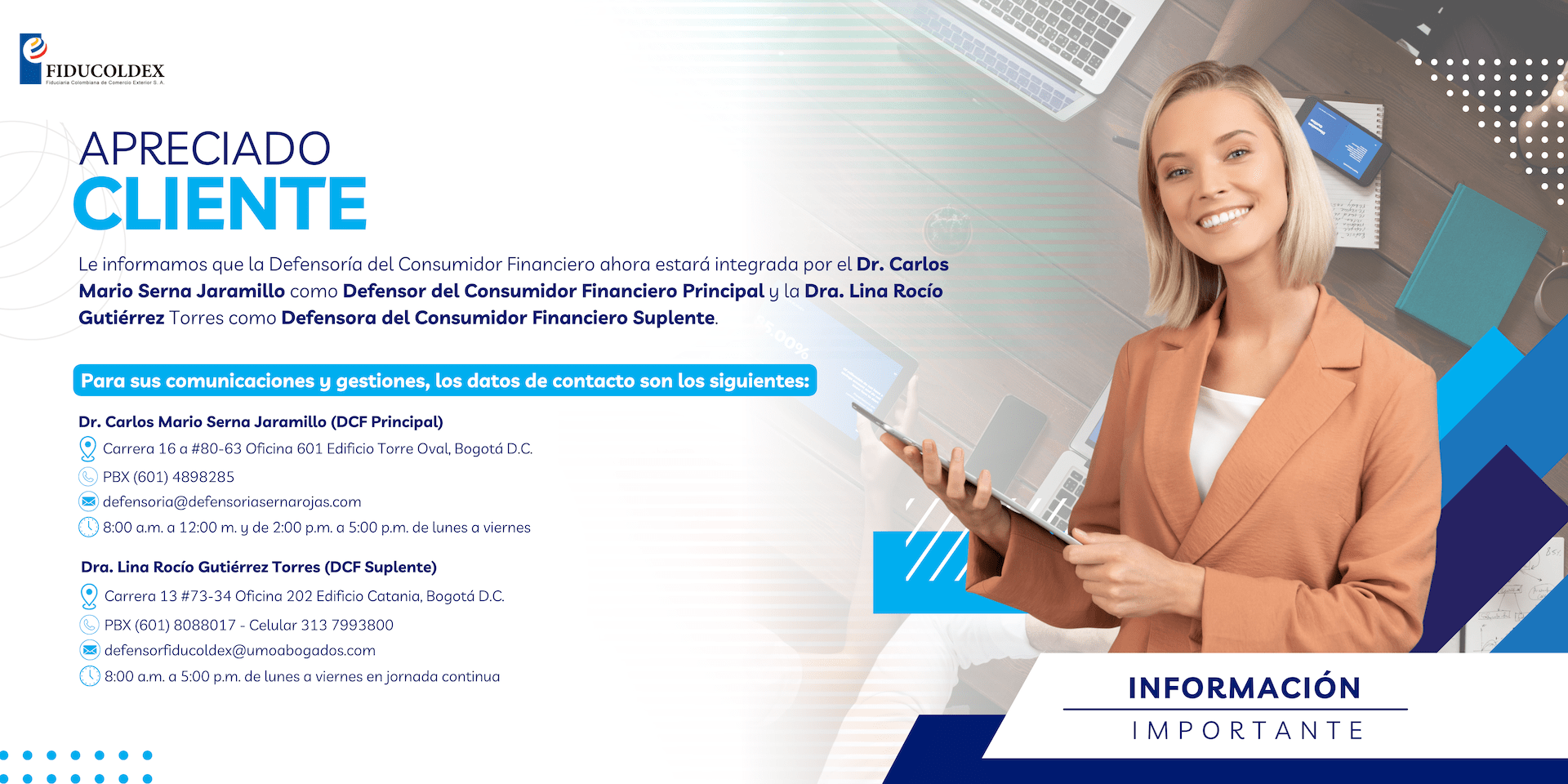 Información defensoria consumidor financiero